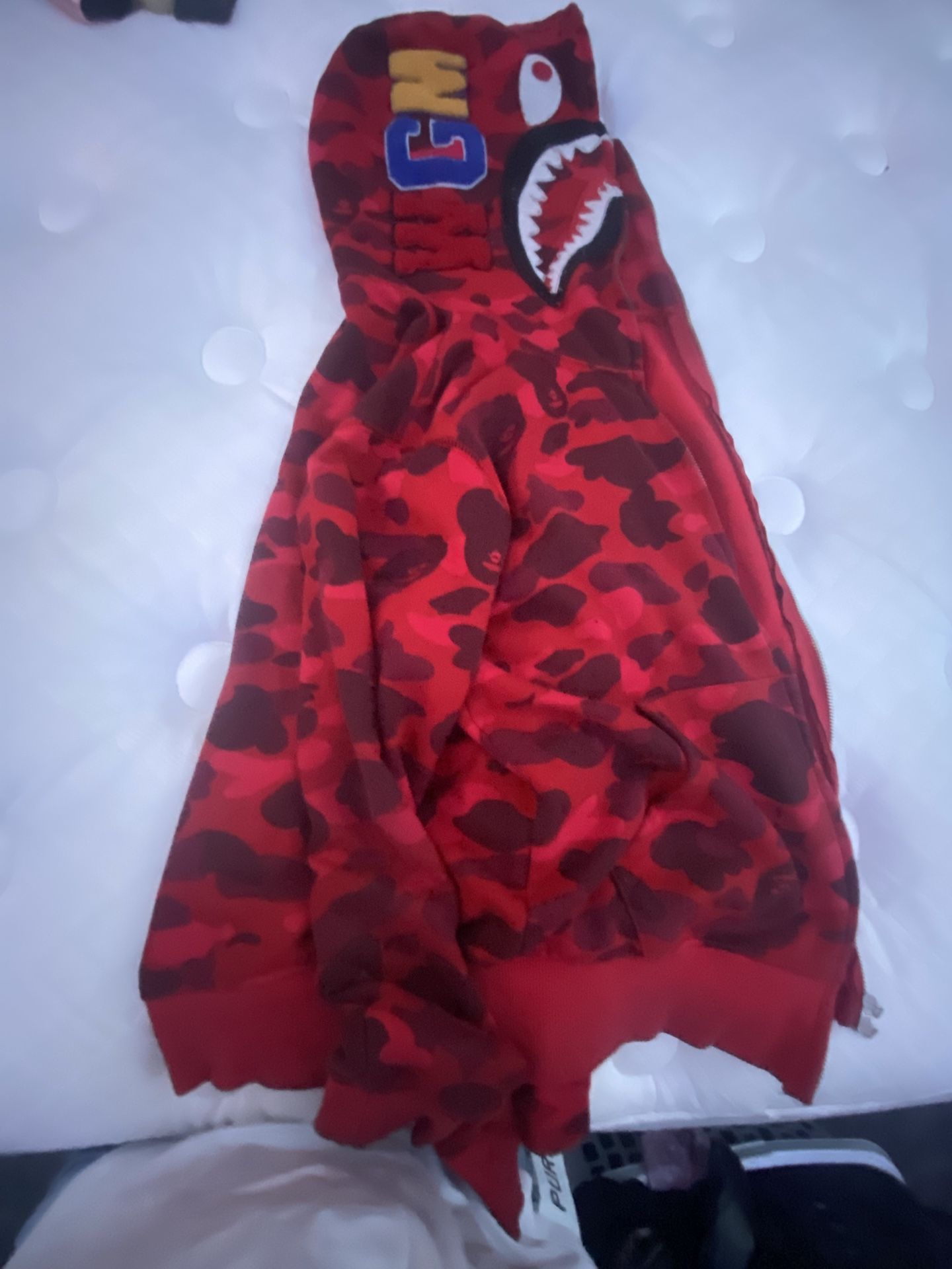 Bape Hoodie Red I’m Willing To Trade