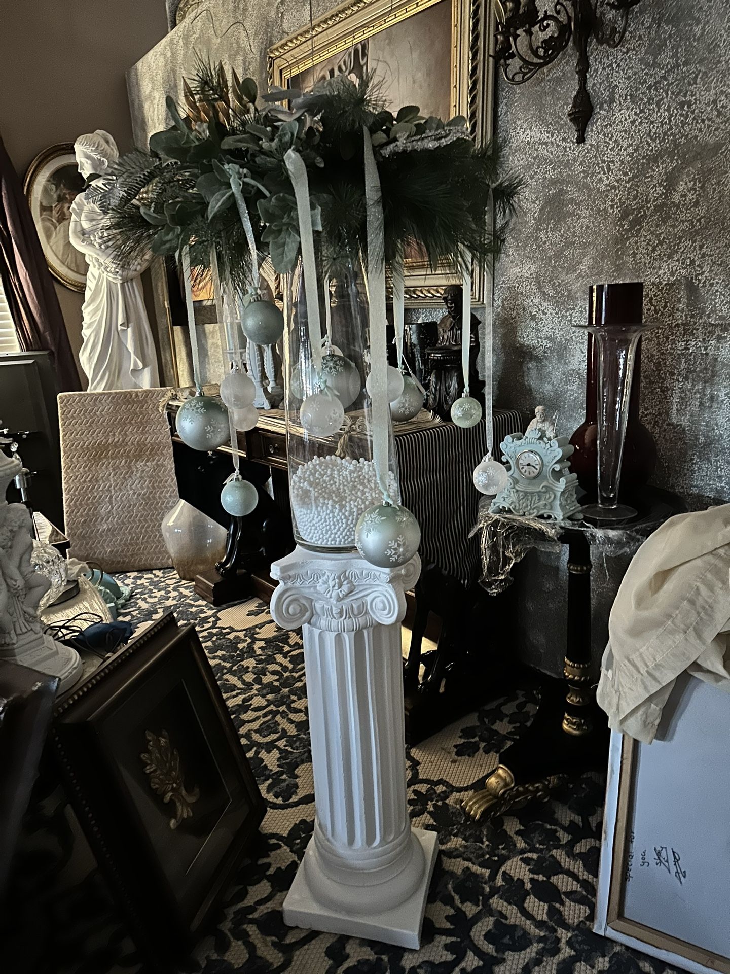 Large Glass Pedestal