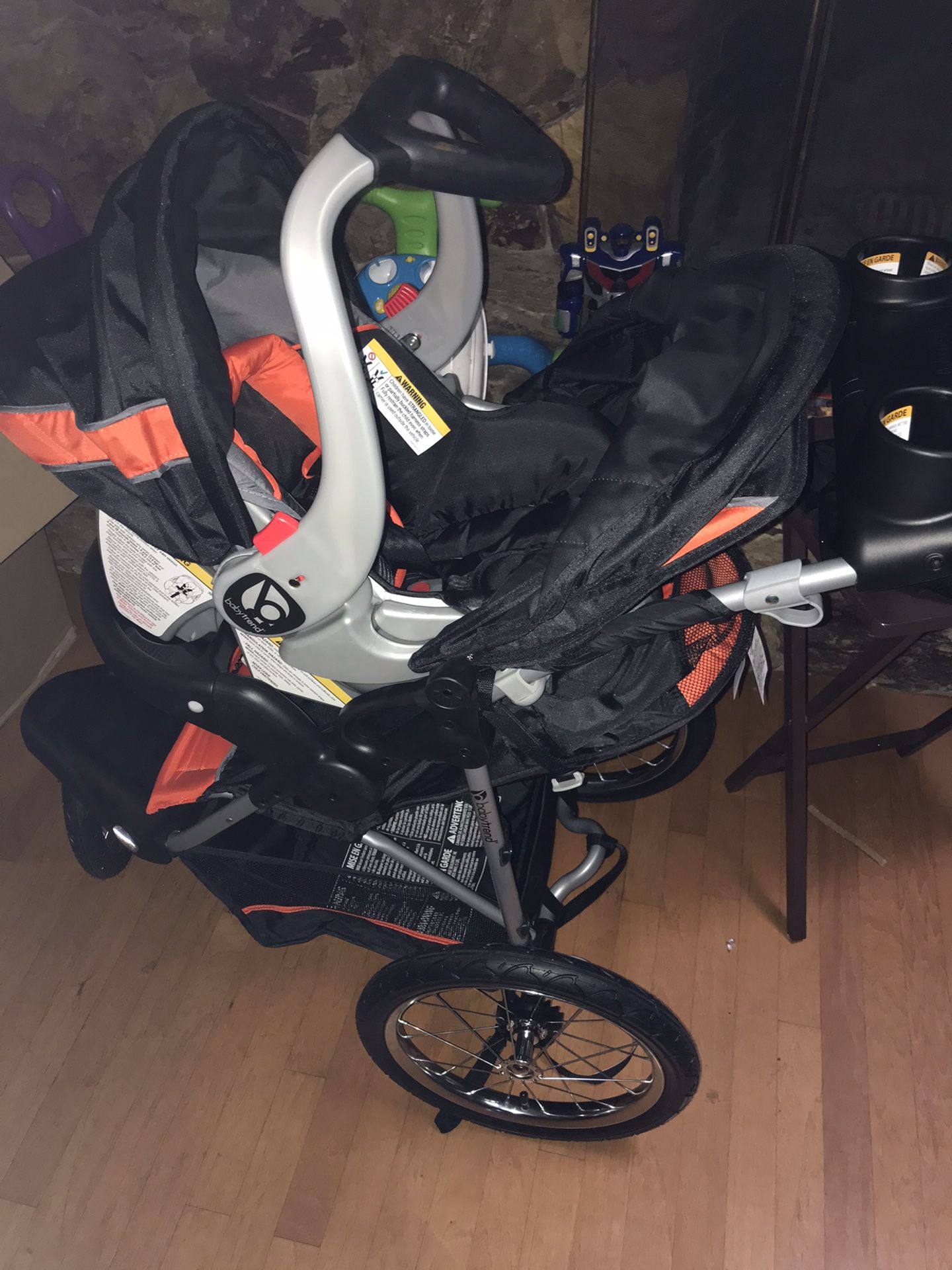 Brand new car seat and stroller