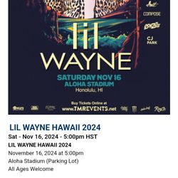 Lil Wayne Ticket Aloha Stadium 