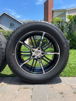 5 lug nut rims & TIRES / rines & LLANTAS de 5 birlos (5x4.5) Size: 18" LIKE NEW