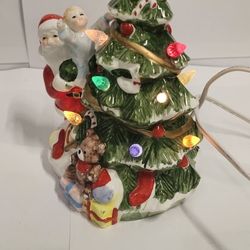 Vintage Ceramic Christmas Tree Nightlight 1994 Dayton Hudson Corporation