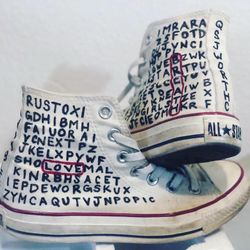 White High Top Converse Chuck Tailor