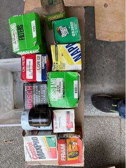 New in box oil filters