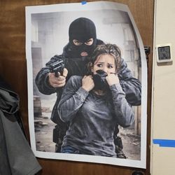 3pcs Hostage Targets For Training.