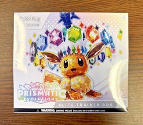 Pokemon sealed ETBs: Prismatic Evolutions and Paldea evolved