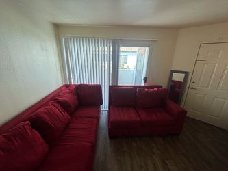 Red Sectional Couch