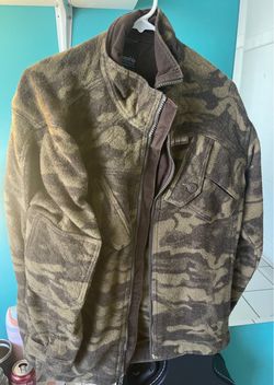 Columbia Camo Fleece Zip-Up Jacket