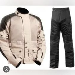 Bilt Explorer Men’s Full zip Padded riding jacket size 2xl Grey D7