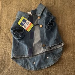 Dog Denim Jacket - Size m - NWT