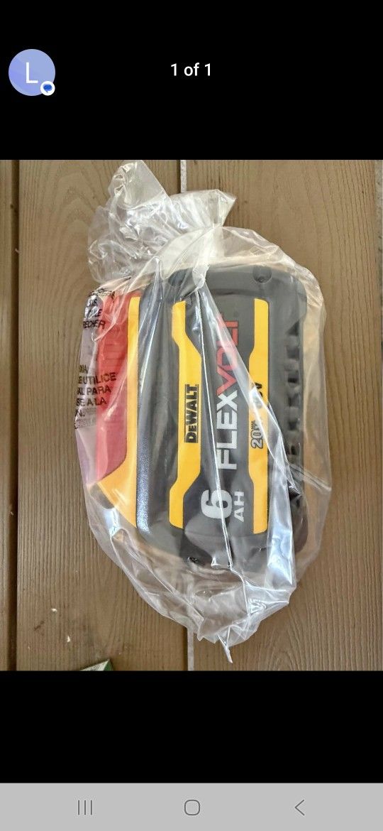 Dewalt Battery 60vol Flex