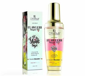 Royale Flawless Magic Oil Hair Serum, Keratin Booster Shine, 4.05 fl oz/120ml