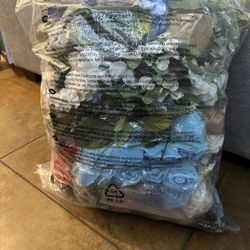 Bag Full Of Fake Flowers 