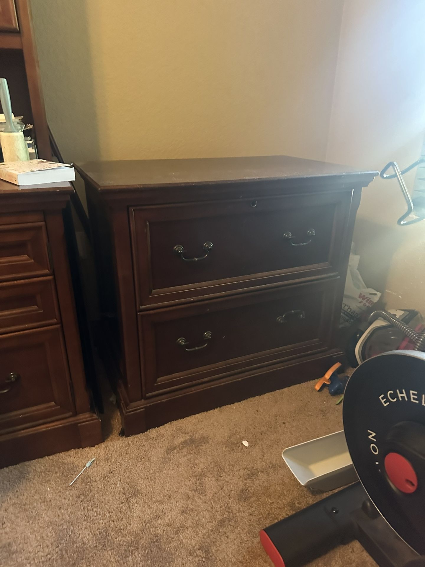Costco Desk And File Cabinet