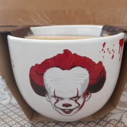 Horror- IT Ceramic Bowl With Chopsticks 