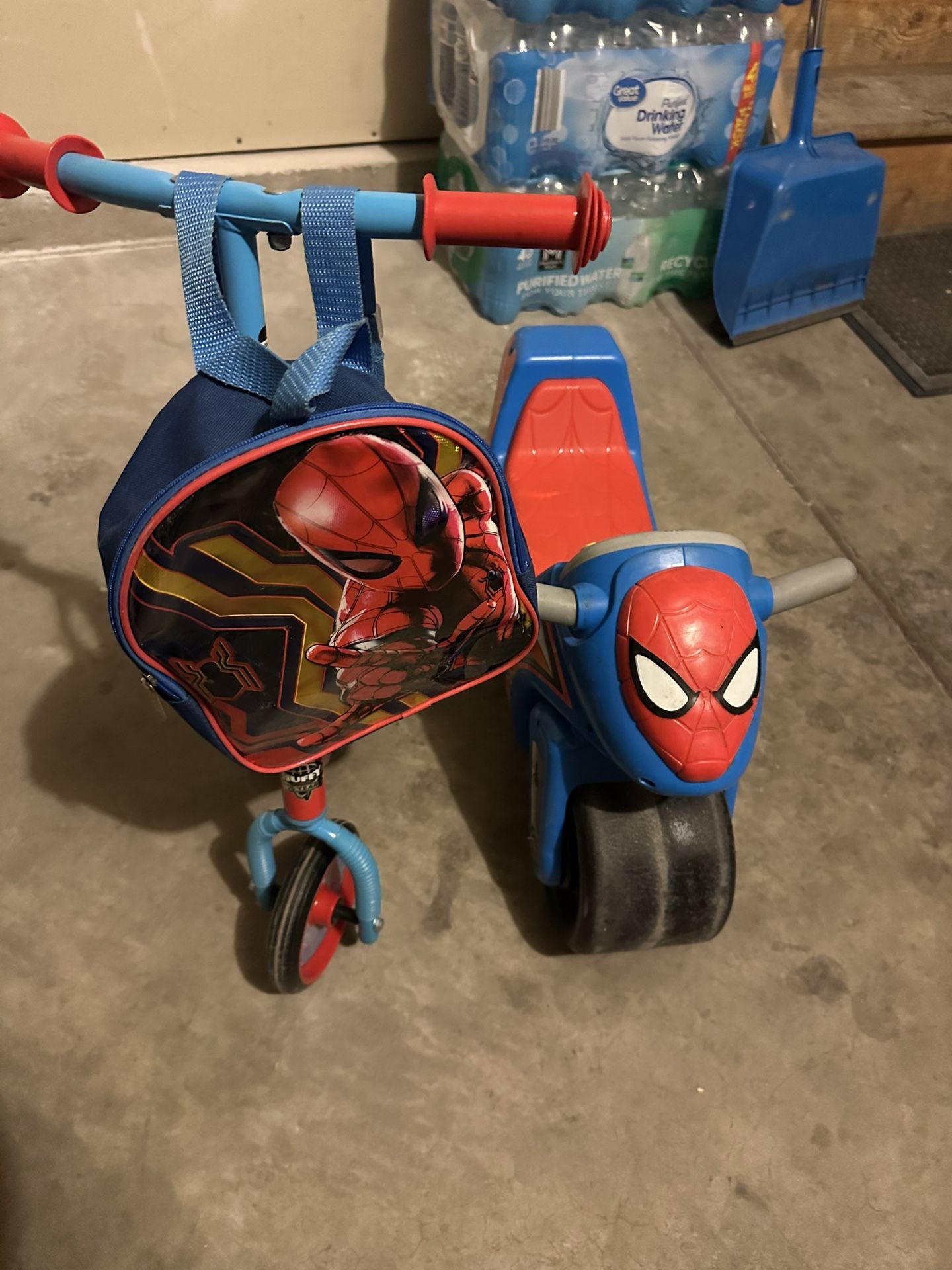 Spider Man Ride Motorcycle And Scooter