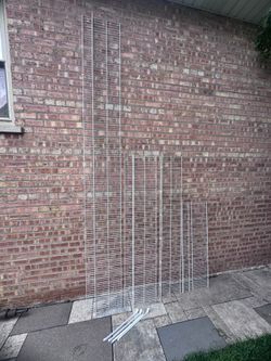 Closet Wire Metal Shelving Lot