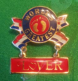 World's Greatest Lover pin!