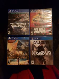 Ps4 Games.  Working. 