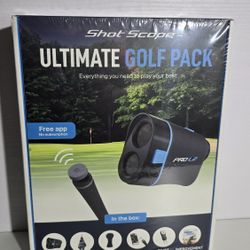 Shot Scope Pro L2 Laser Rangefinder Ultimate Golf Pack