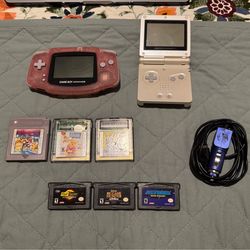 Ultimate Nintendo Game Boy Advance Bundle - 2 Consoles (SP & Original) + 6 Games incl. Metroid!