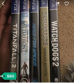 5 PS4 games $60