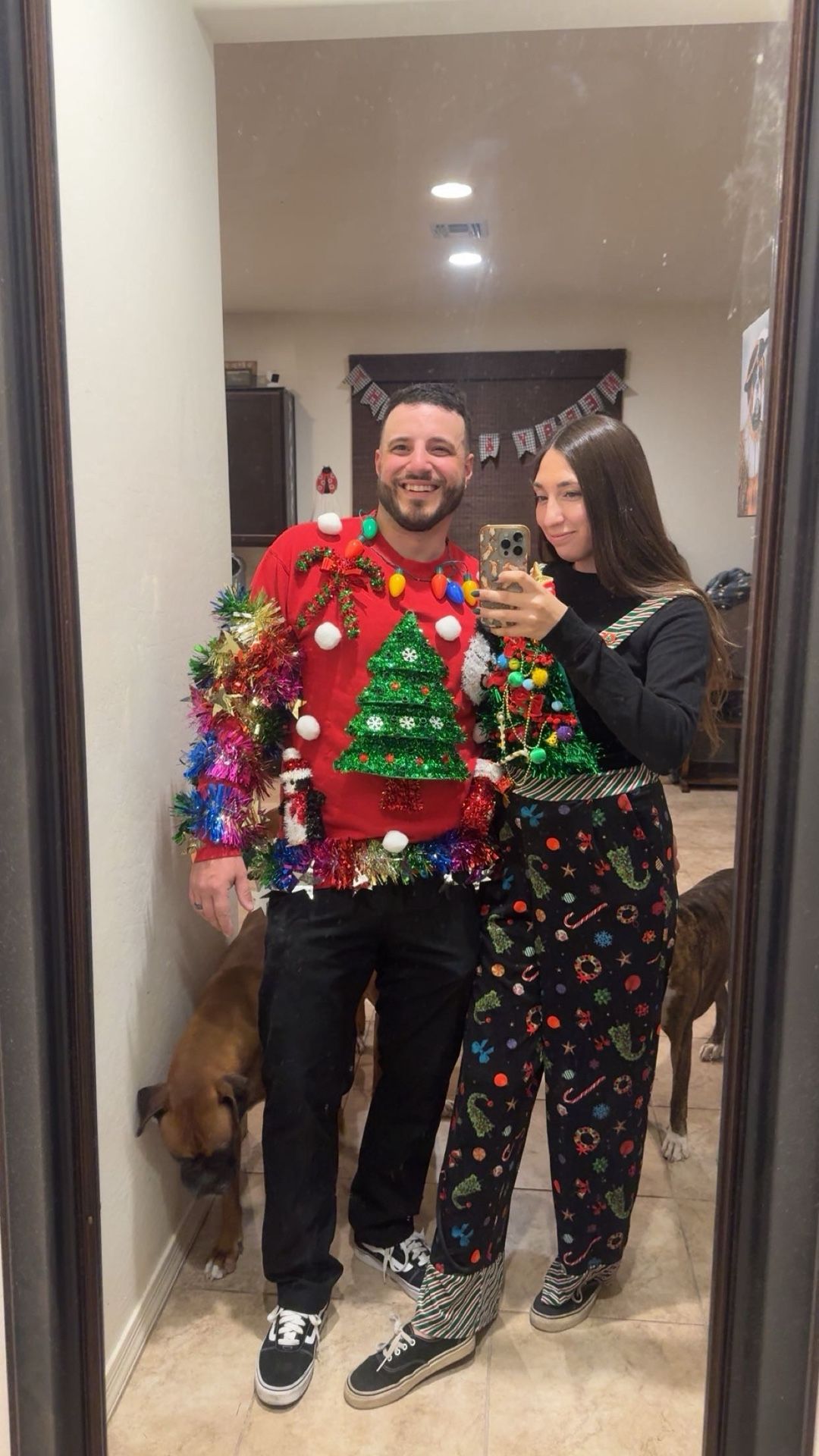 Large Ugly Christmas Sweatshirt 