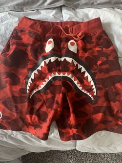 Red Camo Bape Shorts