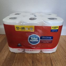 Total Home Toliet Paper 12 mega