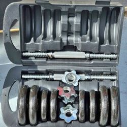 40lbs Dumbbell Bars Ends BRAND NEW