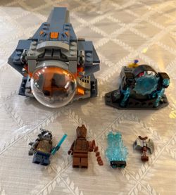 LEGO Marvel 76193 Guardians Ship Pod Groot Rocket Axe Portal  As Is Lot