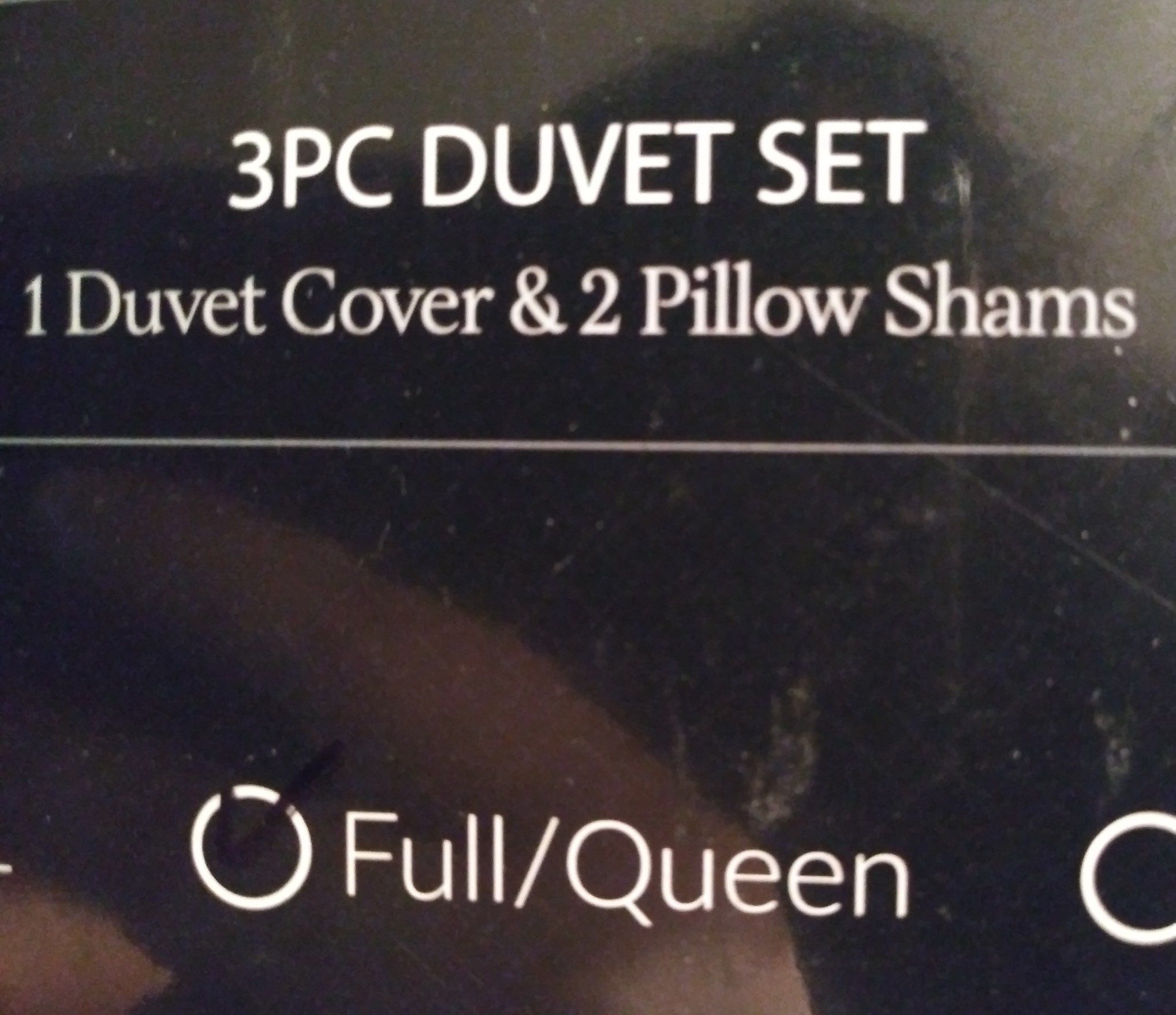Full/Queen 1 duvet cover and 2 pillow shams