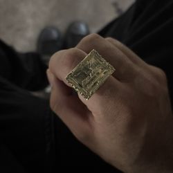 Last Supper Gold Ring 