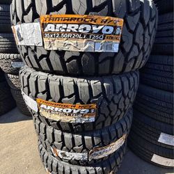 35x12.50R20LT Set Of 4 Arroyo R/T New Tires