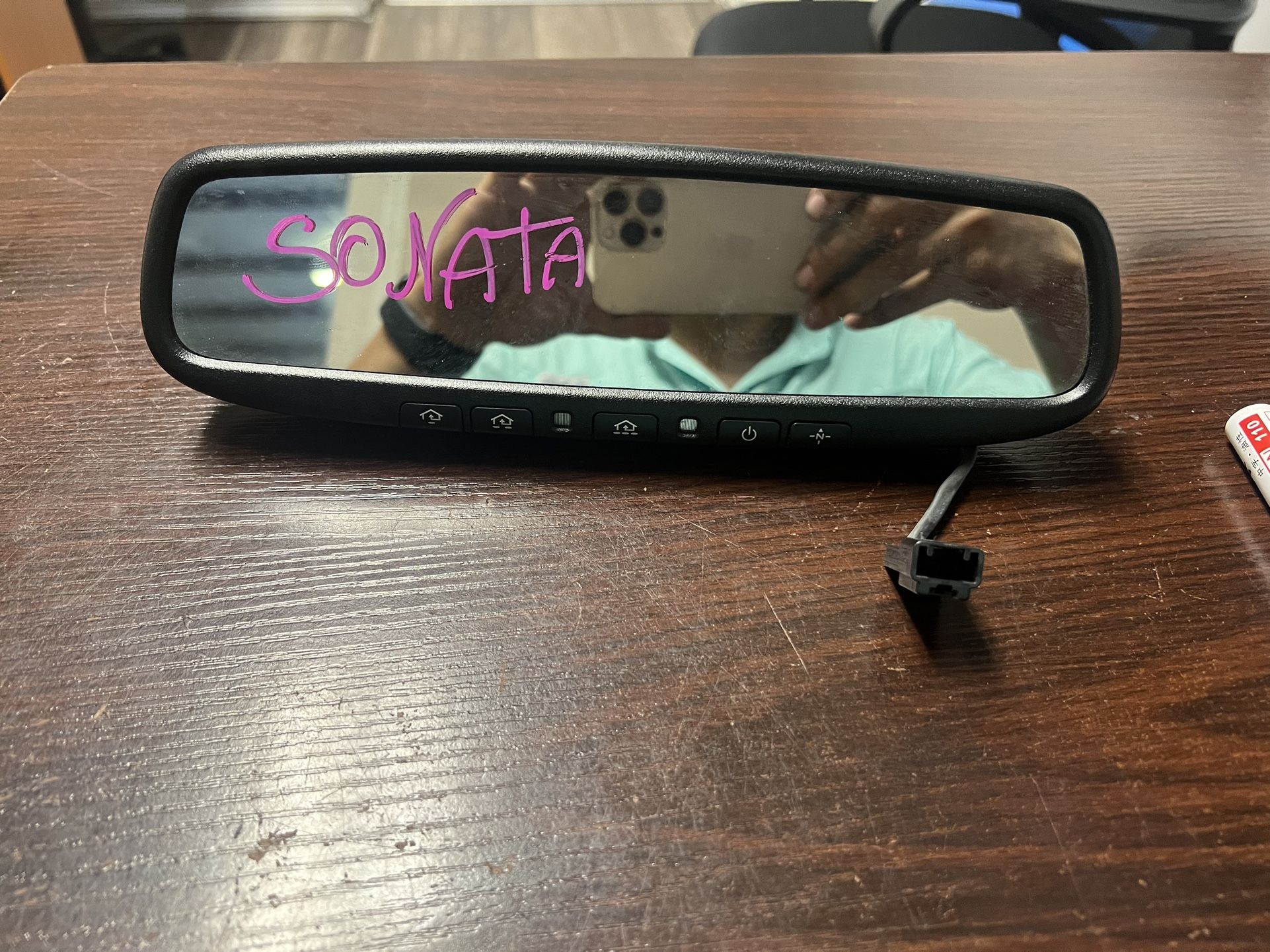 2012-2019 Hyundai Sonata Interior Rear View Mirror 85101-3Q000 OEM