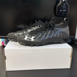UA Black Football Cleats