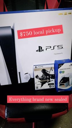 Ps5 With Game And Controller Charger CHEAP 