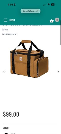 CARHARTT - DUFFEL 36-CAN COOLER