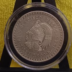Mexican Collectable Silver Coin