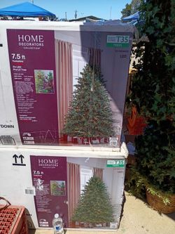 7,5 ft Yorkshire twinkling Christmas tree