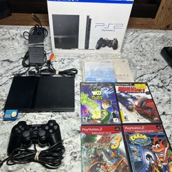 Sony ps2 slim  bundle with box
