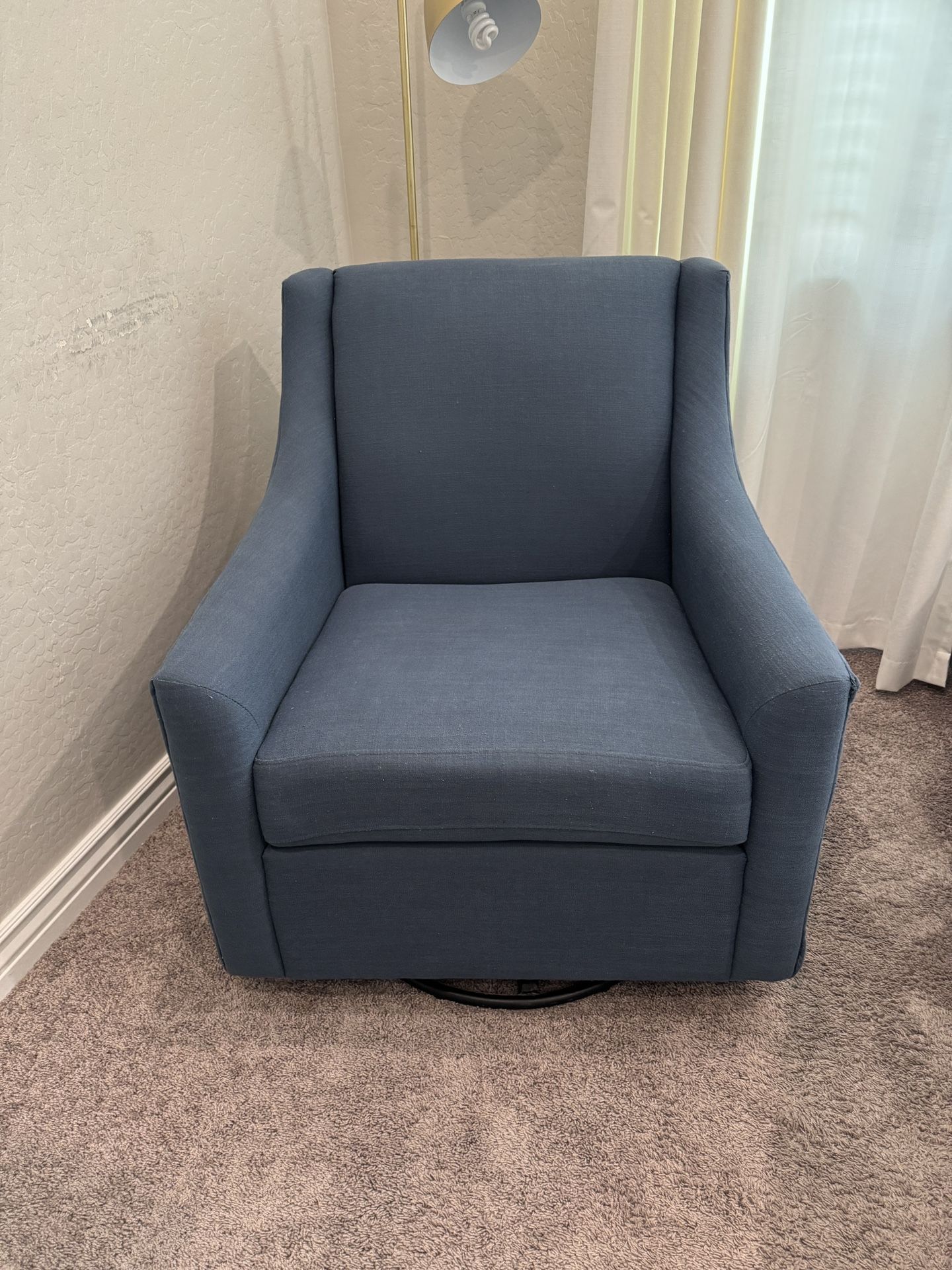 West Elm Swivel Glider Chair