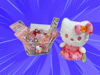 Hello Kitty “Kitty Fun “ Basket Bundle