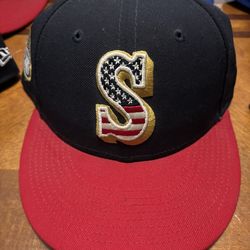 Seattle Mariners Hat Fitted size  7 1/4