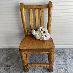 Log Chair - Rustic Chair- Cabin Decor