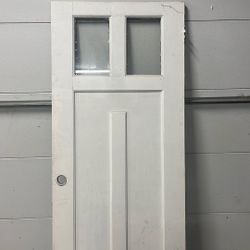 Old Wood Exterior Door Slab 