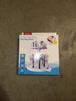 Playtex 2 Tier Spining Drying Rack - White