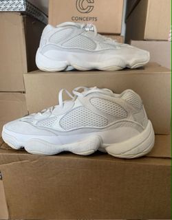 Men's Adidas Yeezy boost 500 bone white shoes size 10.5