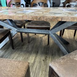 Arhaus Table And Chairs 