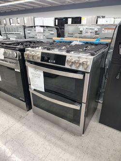 $2499 (LIMITED TIME OFFER: FREE DELIVERY Within 20 Miles) GE Profile Slide-in Gas Double Oven